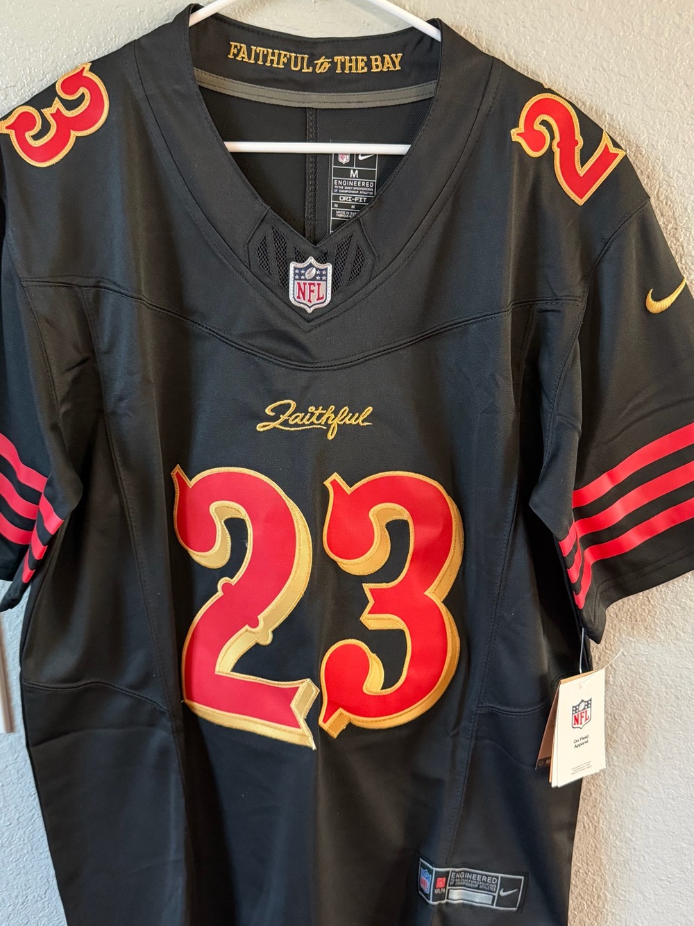NFL Jersey #23 Black size M new